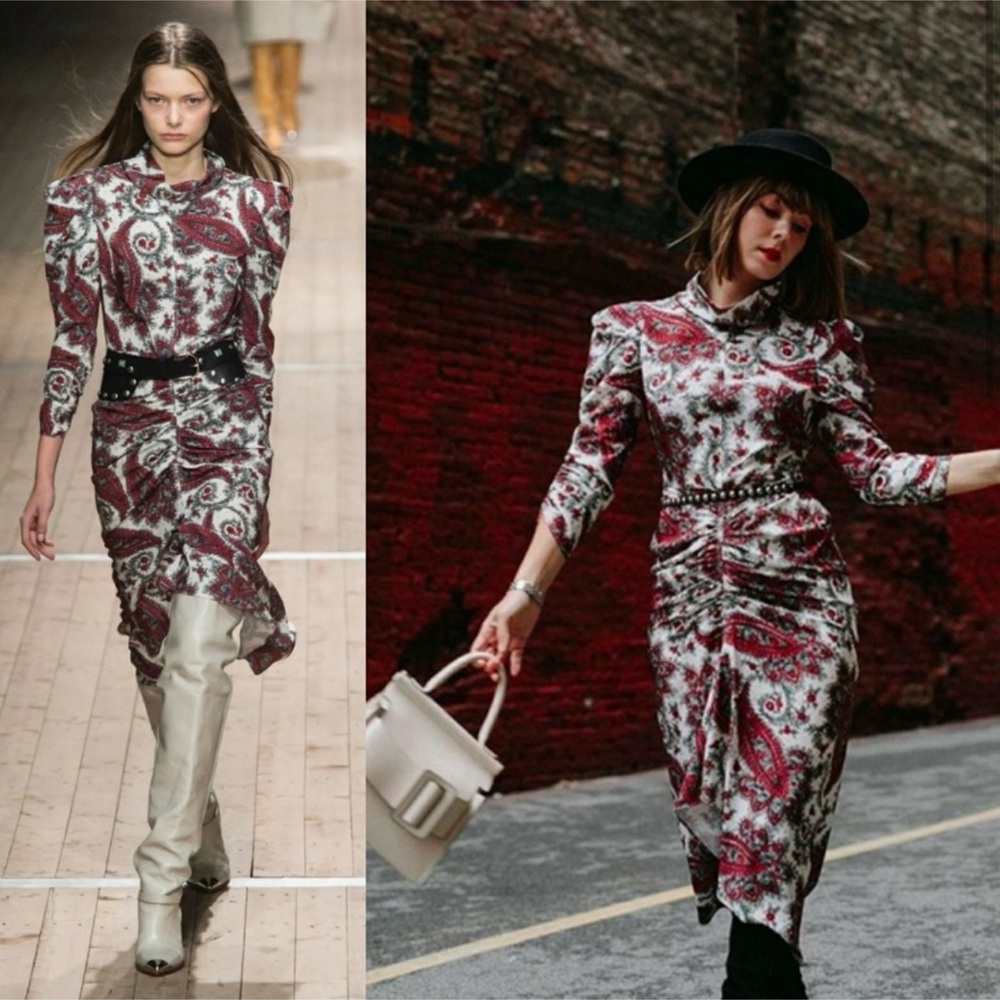 Isabel Marant Ruched Dress - Picture 4 of 13